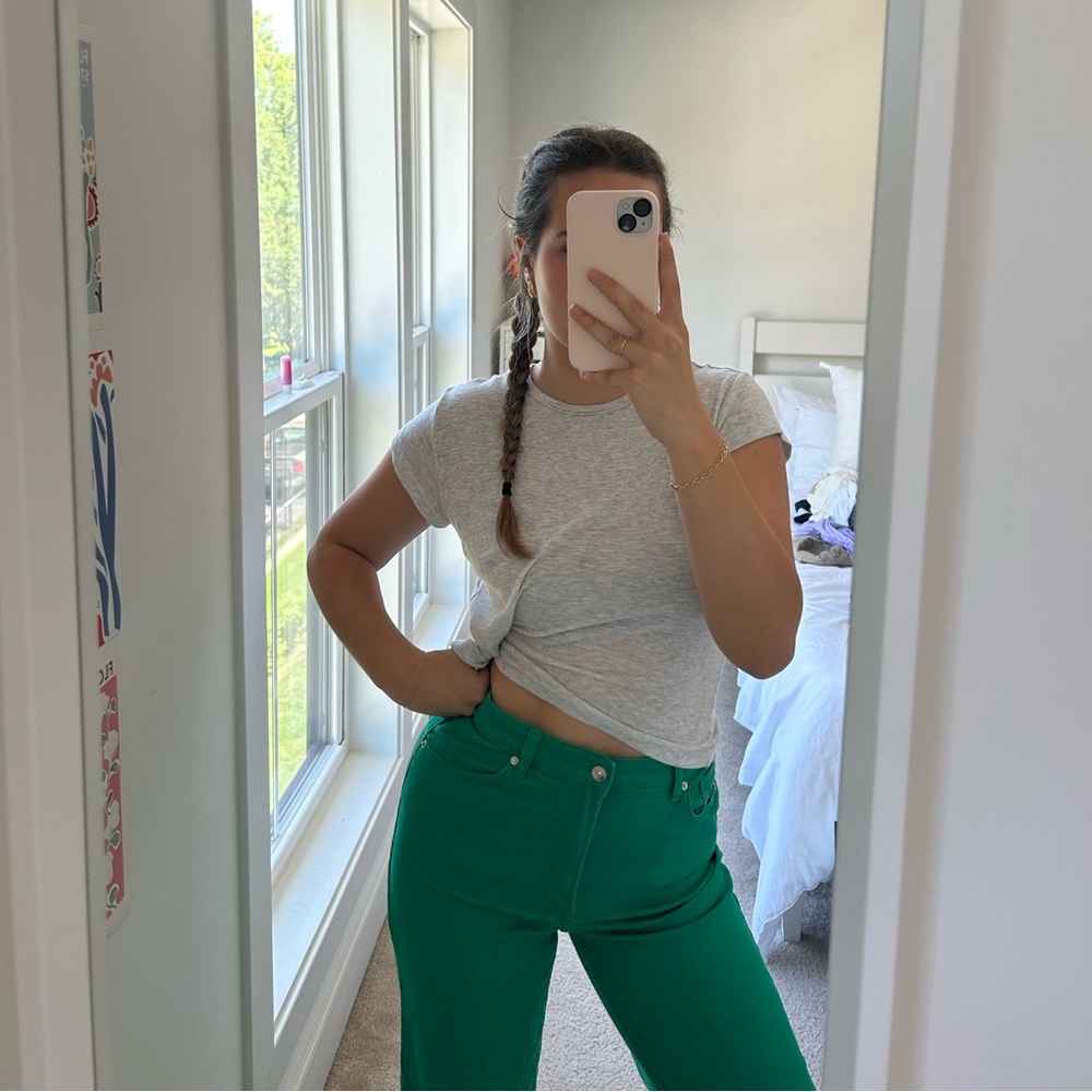 H&M like new green pants